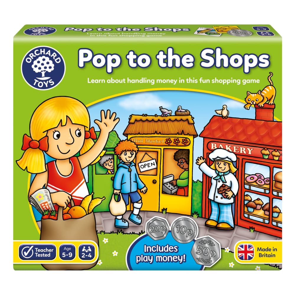 Orchard Toys Pop the Shops Shopping Game - 5011863100658