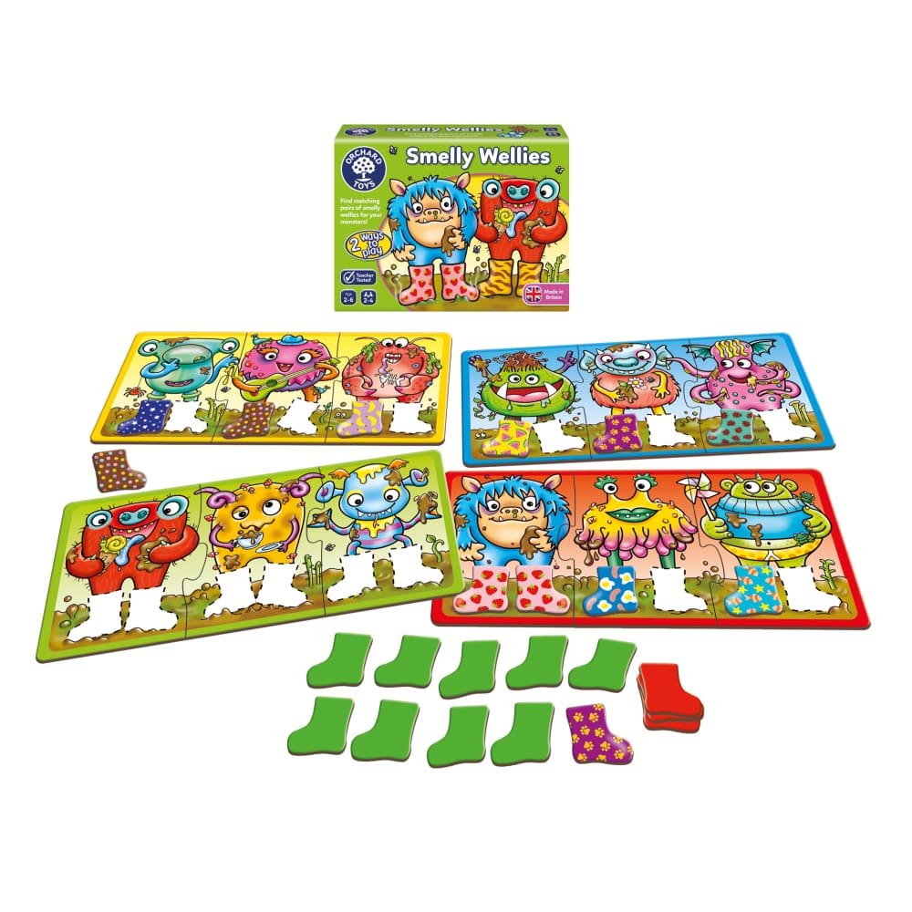 Orchard Toys Smelly Wellies Matching Game - 5011863102300