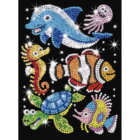 Sequin Art Red - Aqua Buddies Sealife - 5013634009085