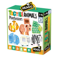 Tactile Animals Montessori Touch and Feel Puzzle - HeadU 8059591420188